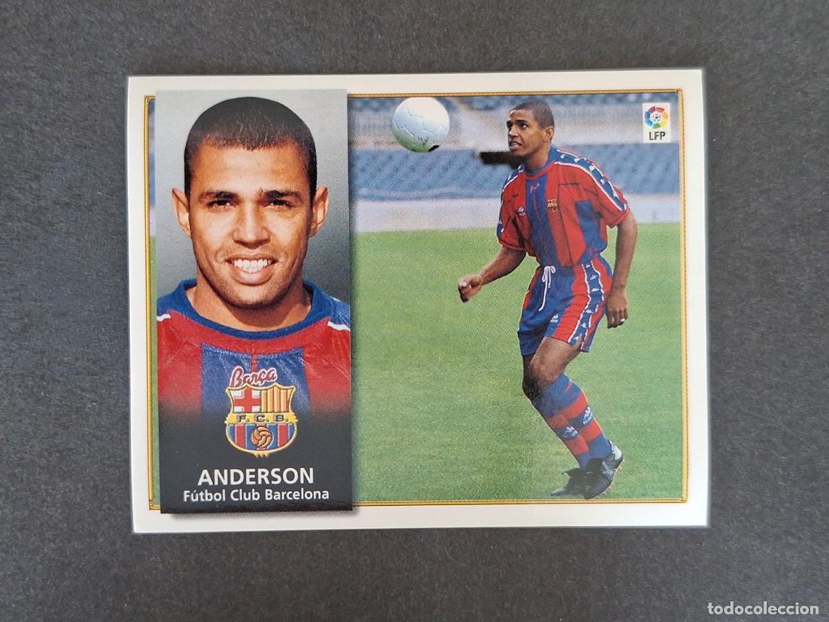 Cromos de f&uacute;tbol: L4 ANDERSON F. C. BARCELONA LIGA ESTE 1998 1999 98 99 NUNCA PEGADO SIN PEGAR