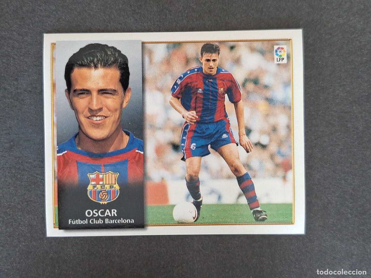 Cromos de f&uacute;tbol: L4 OSCAR F. C. BARCELONA LIGA ESTE 1998 1999 98 99 NUNCA PEGADO SIN PEGAR
