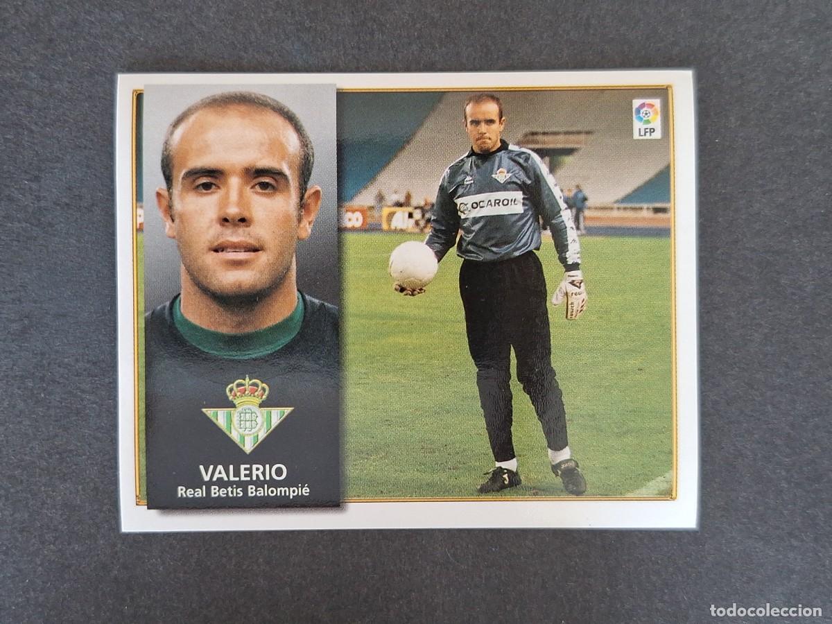 Cromos de f&uacute;tbol: L4 VALERIO REAL BETIS BALOMPIE LIGA ESTE 1998 1999 98 99 NUNCA PEGADO SIN PEGAR