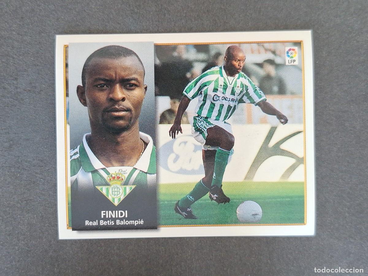 Cromos de f&uacute;tbol: L4 FINIDI REAL BETIS BALOMPIE LIGA ESTE 1998 1999 98 99 NUNCA PEGADO SIN PEGAR