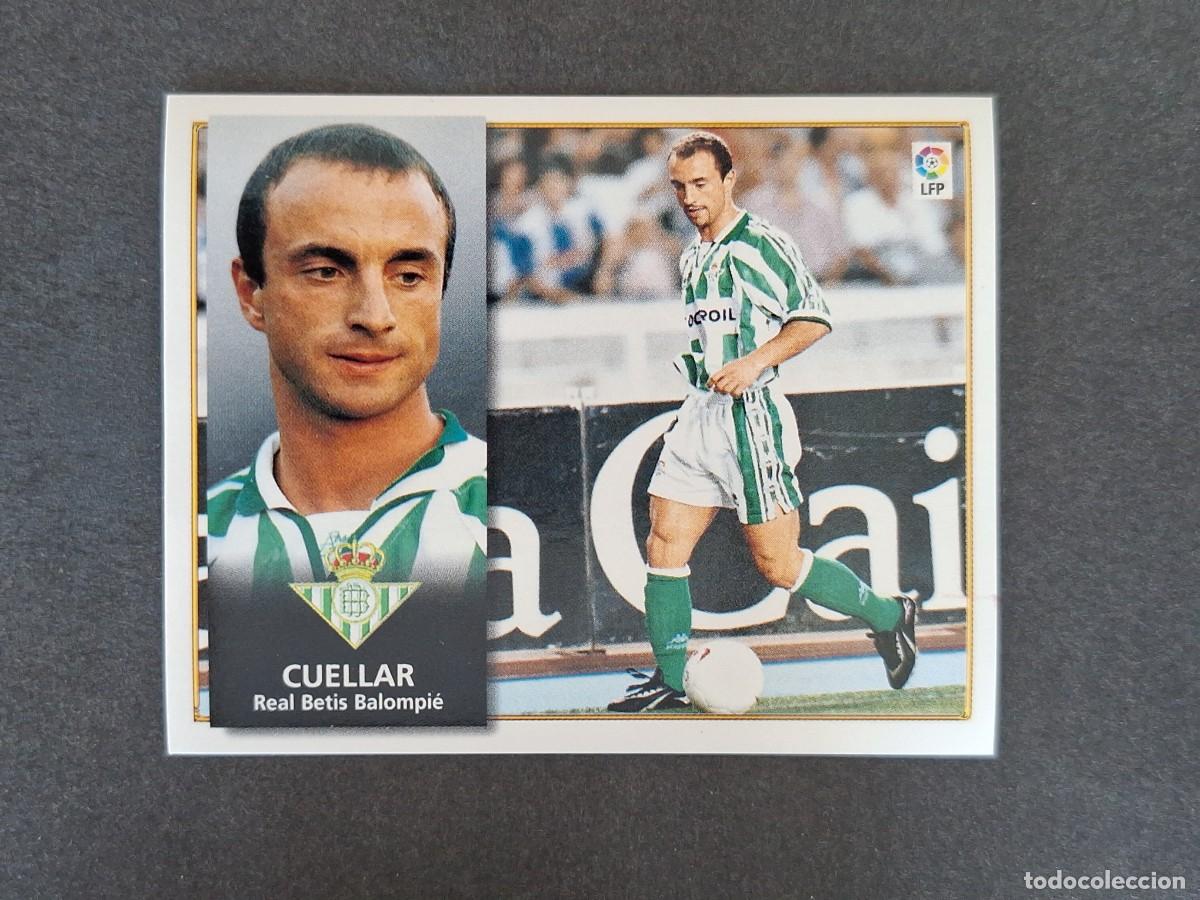 Cromos de f&uacute;tbol: L4 CUELLAR REAL BETIS BALOMPIE LIGA ESTE 1998 1999 98 99 NUNCA PEGADO SIN PEGAR