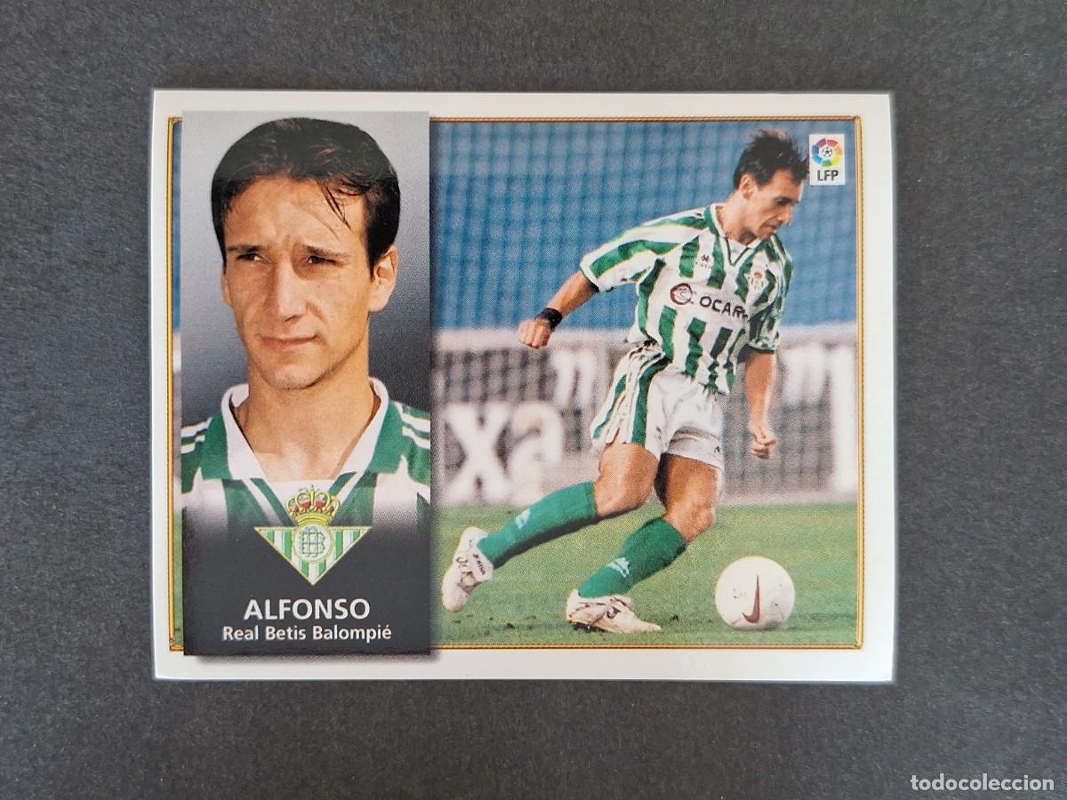 Cromos de f&uacute;tbol: L4 ALFONSO REAL BETIS BALOMPIE LIGA ESTE 1998 1999 98 99 NUNCA PEGADO SIN PEGAR