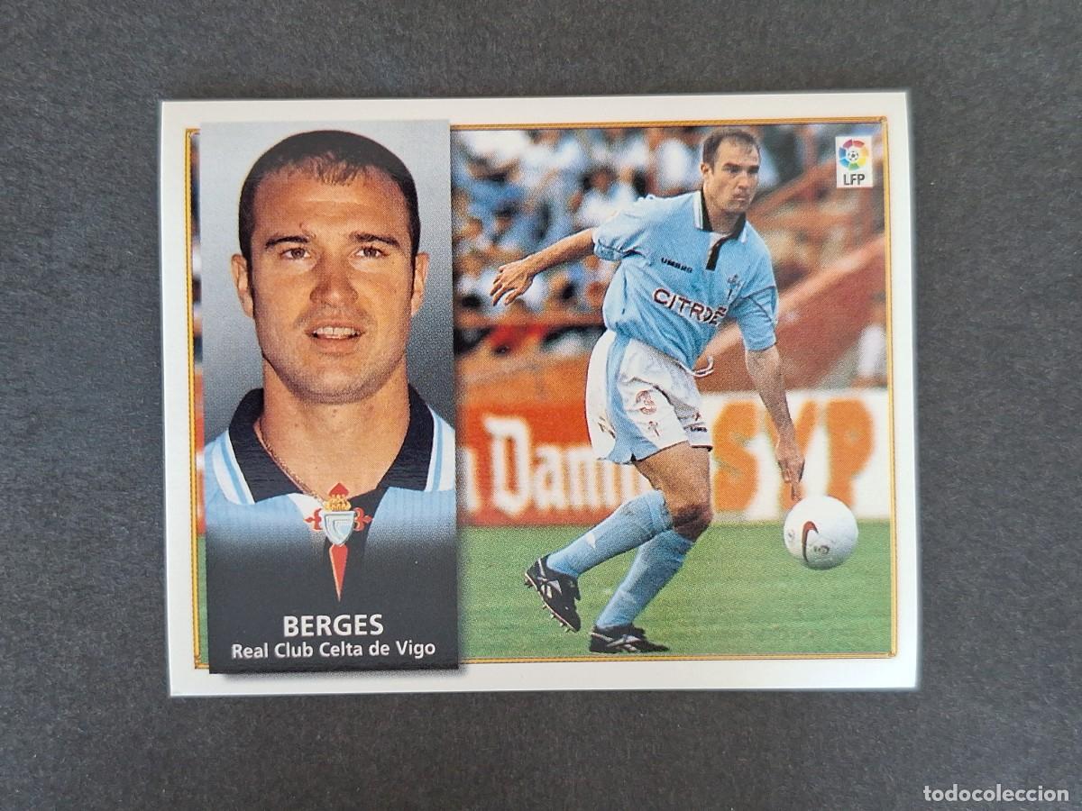 Cromos de f&uacute;tbol: L4 BERGES CELTA DE VIGO LIGA ESTE 1998 1999 98 99 NUNCA PEGADO SIN PEGAR