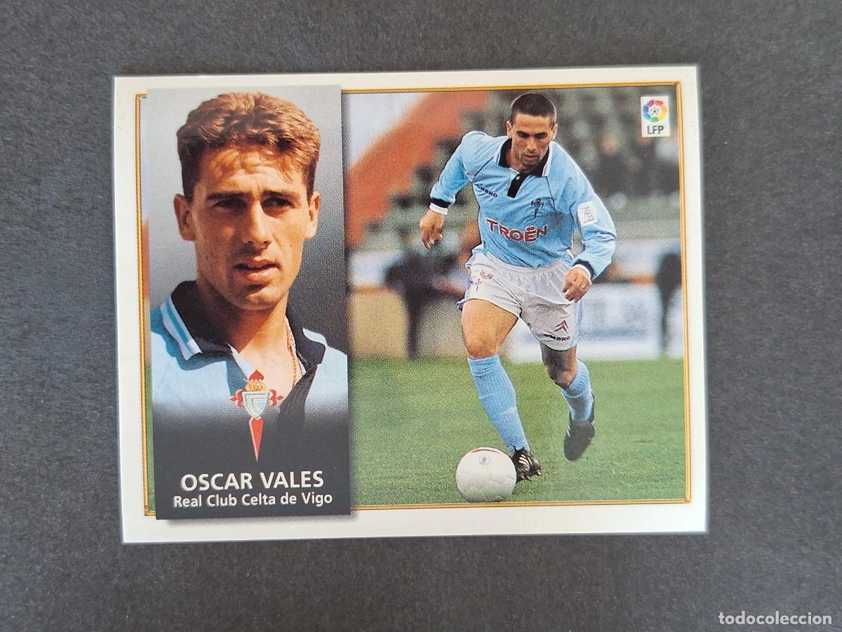 Cromos de f&uacute;tbol: L4 OSCAR VALES CELTA DE VIGO LIGA ESTE 1998 1999 98 99 NUNCA PEGADO SIN PEGAR
