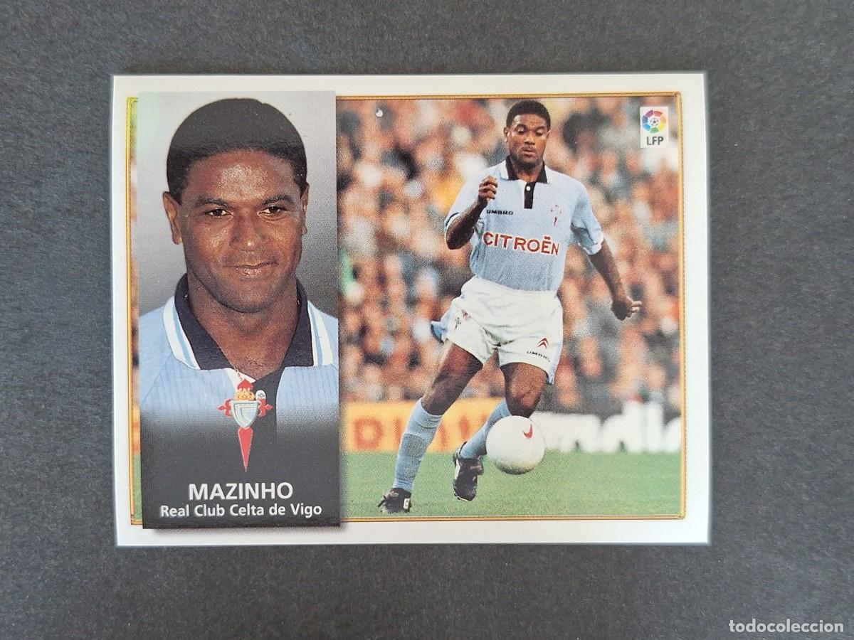 Cromos de f&uacute;tbol: L4 MAZINHO CELTA DE VIGO LIGA ESTE 1998 1999 98 99 NUNCA PEGADO SIN PEGAR