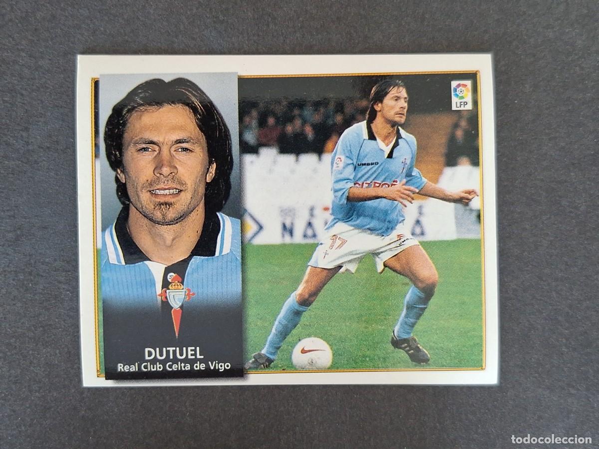Cromos de f&uacute;tbol: L4 DUTUEL CELTA DE VIGO LIGA ESTE 1998 1999 98 99 NUNCA PEGADO SIN PEGAR