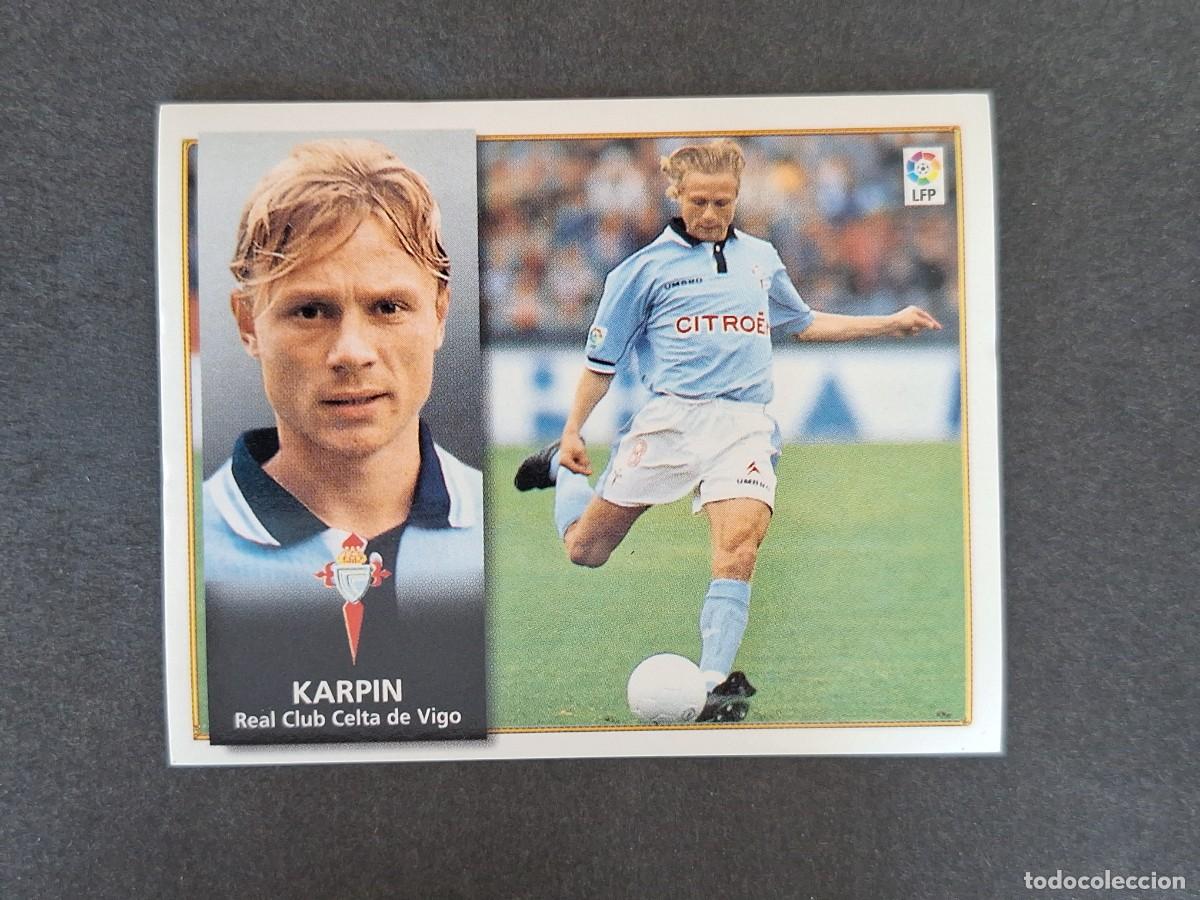 Cromos de f&uacute;tbol: L4 KARPIN CELTA DE VIGO LIGA ESTE 1998 1999 98 99 NUNCA PEGADO SIN PEGAR