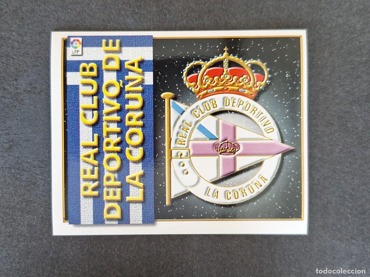 Cromos de f&uacute;tbol: L4 ESCUDO DEPORTIVO DE LA CORU&Ntilde;A LIGA ESTE 1998 1999 98 99 NUNCA PEGADO SIN PEGAR