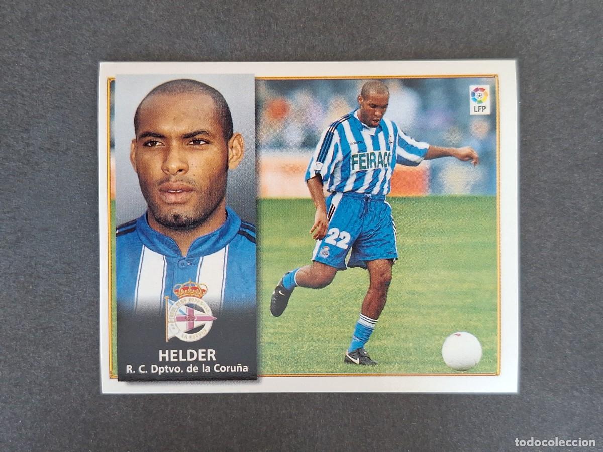 Cromos de f&uacute;tbol: L4 HELDER DEPORTIVO DE LA CORU&Ntilde;A LIGA ESTE 1998 1999 98 99 NUNCA PEGADO SIN PEGAR
