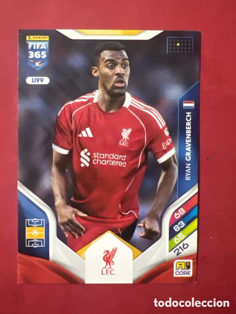 Cromos de f&uacute;tbol: A1732. Liv 9 Adrenalyn FIFA 365 2025/2026