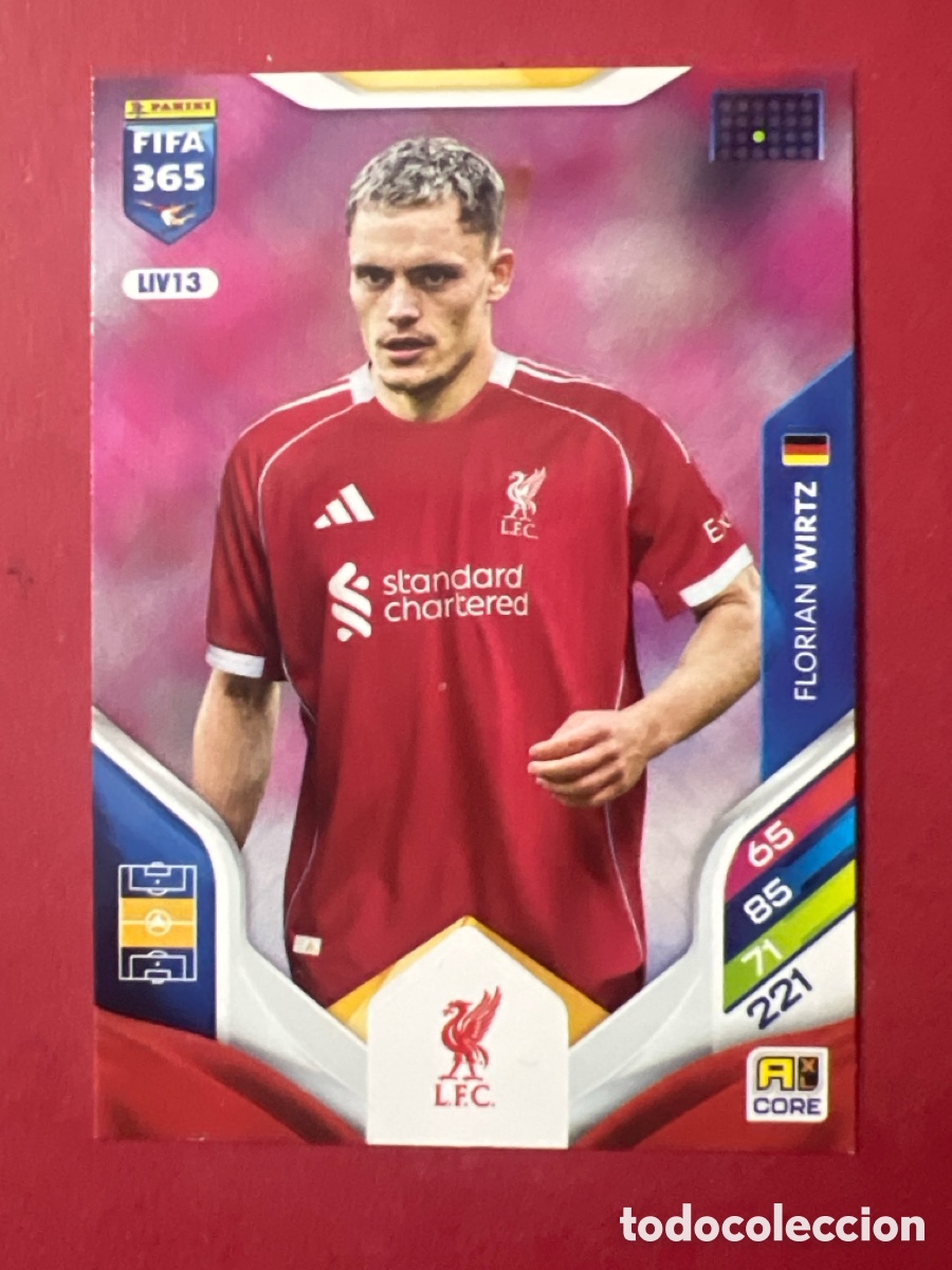 Cromos de f&uacute;tbol: A1734. FIFA 365 2026 LIV 13 WIRTZ