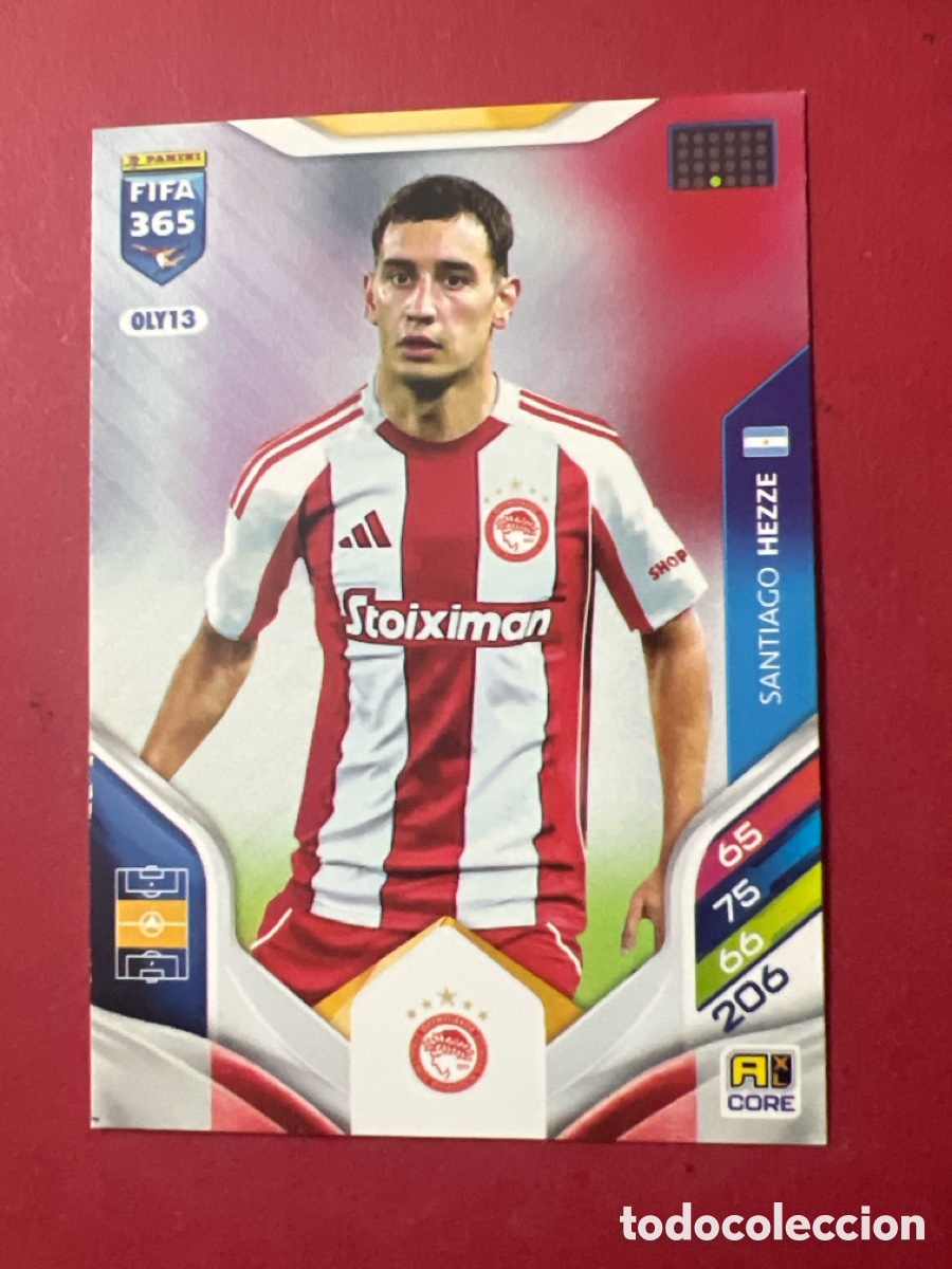 Cromos de f&uacute;tbol: A1740. OLY13 SANTIAGO HEZZE (OLYMPIACOS) PANINI ADRENALYN XL FIFA 365 2026 26