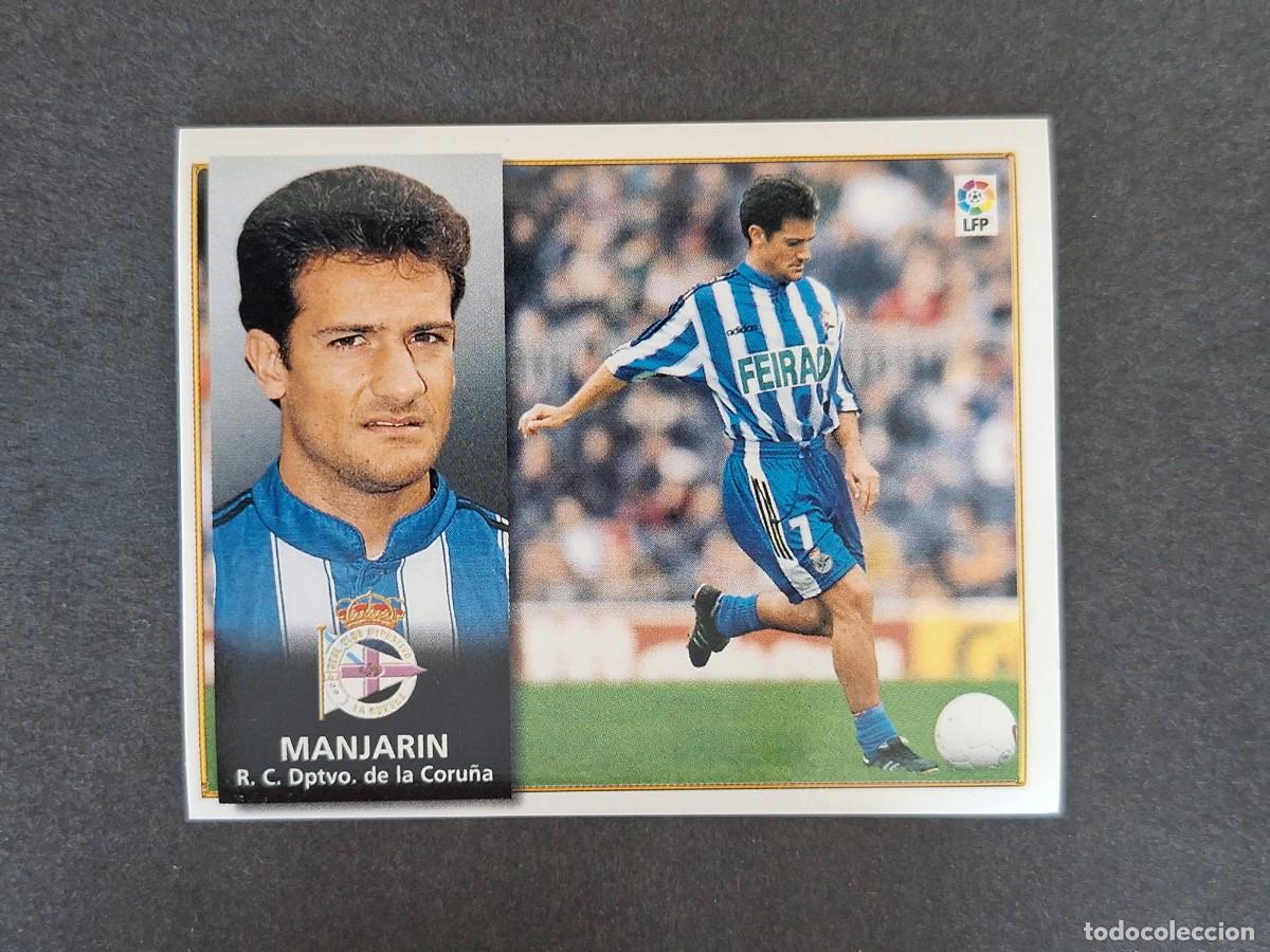 Cromos de f&uacute;tbol: L4 MANJARIN DEPORTIVO DE LA CORU&Ntilde;A LIGA ESTE 1998 1999 98 99 NUNCA PEGADO SIN PEGAR