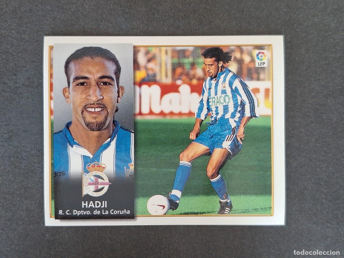 Cromos de f&uacute;tbol: L4 HADJI DEPORTIVO DE LA CORU&Ntilde;A LIGA ESTE 1998 1999 98 99 NUNCA PEGADO SIN PEGAR