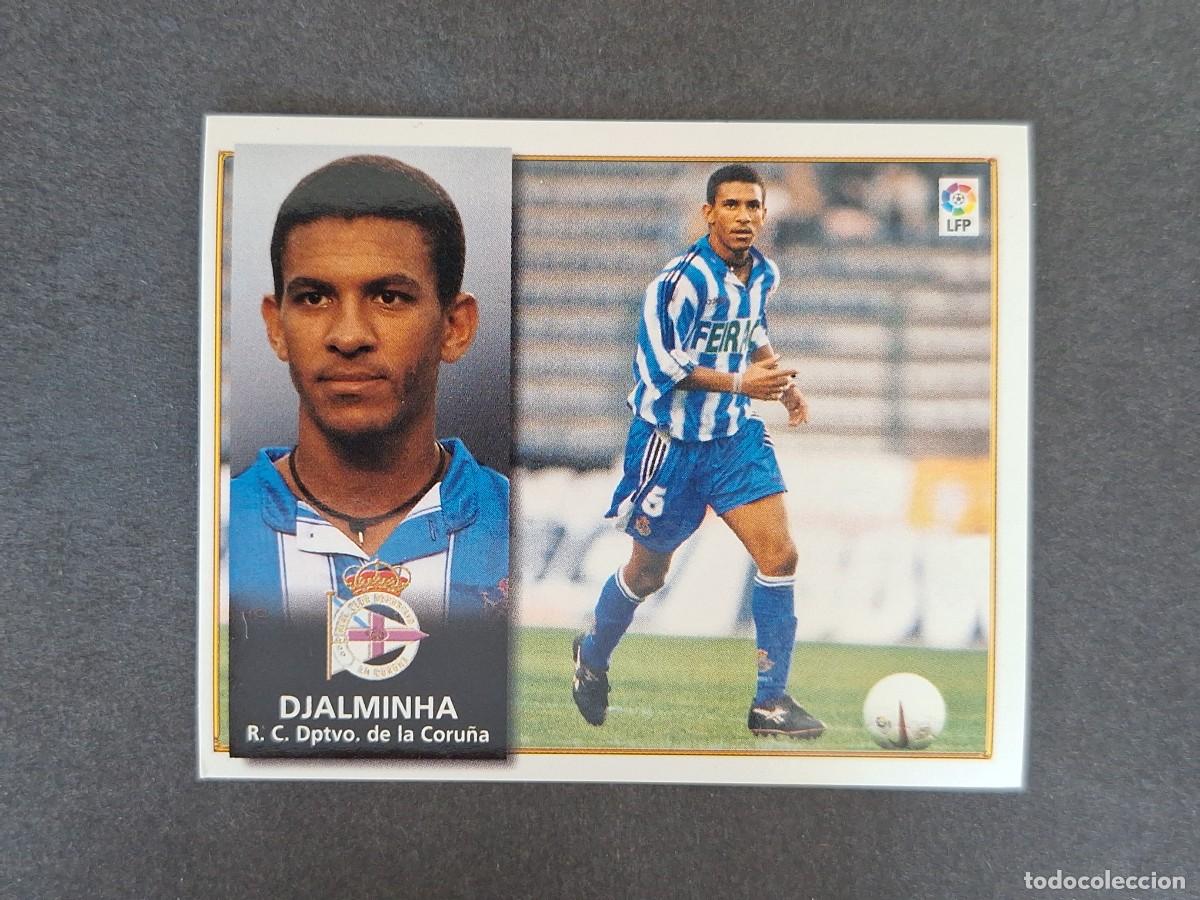Cromos de f&uacute;tbol: L4 DJALMINHA DEPORTIVO DE LA CORU&Ntilde;A LIGA ESTE 1998 1999 98 99 NUNCA PEGADO SIN PEGAR