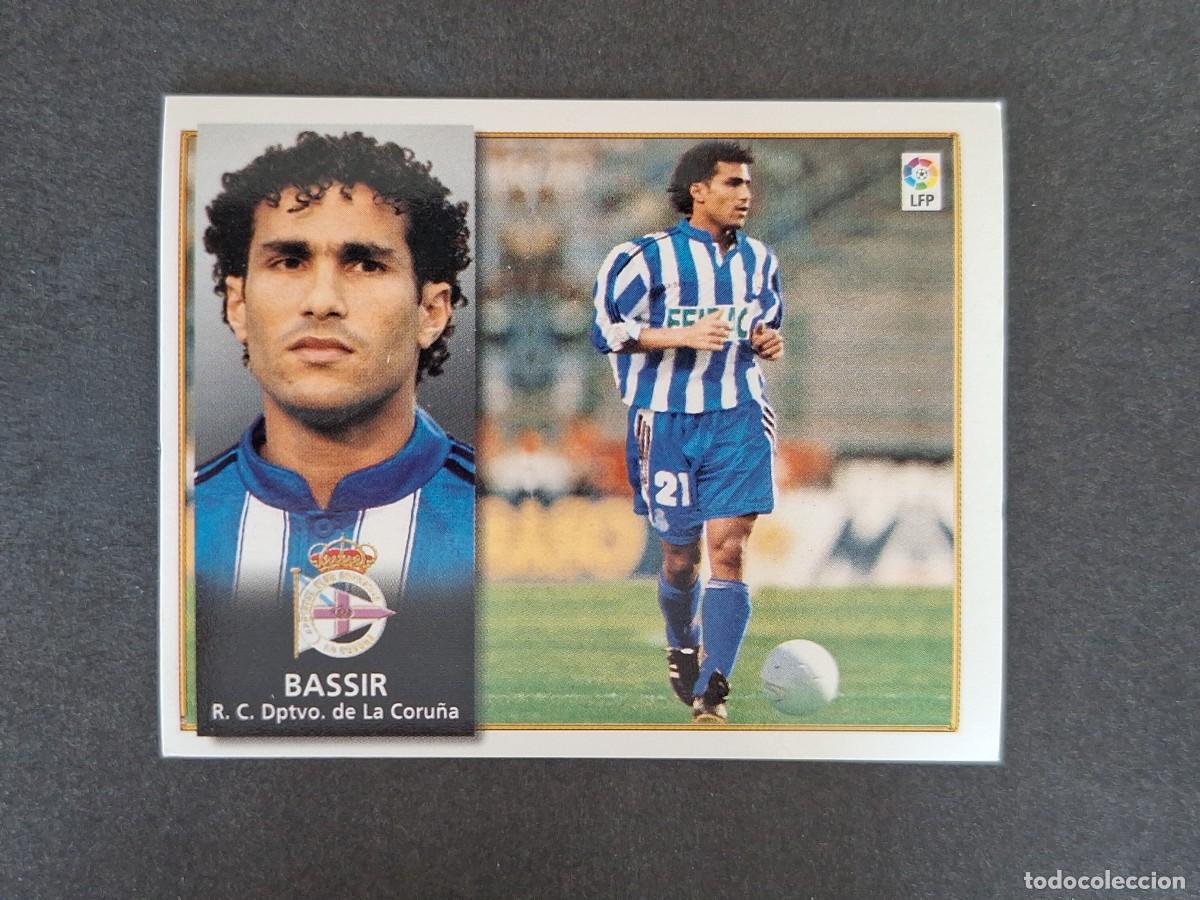 Cromos de f&uacute;tbol: L4 BASSIR DEPORTIVO DE LA CORU&Ntilde;A LIGA ESTE 1998 1999 98 99 NUNCA PEGADO SIN PEGAR