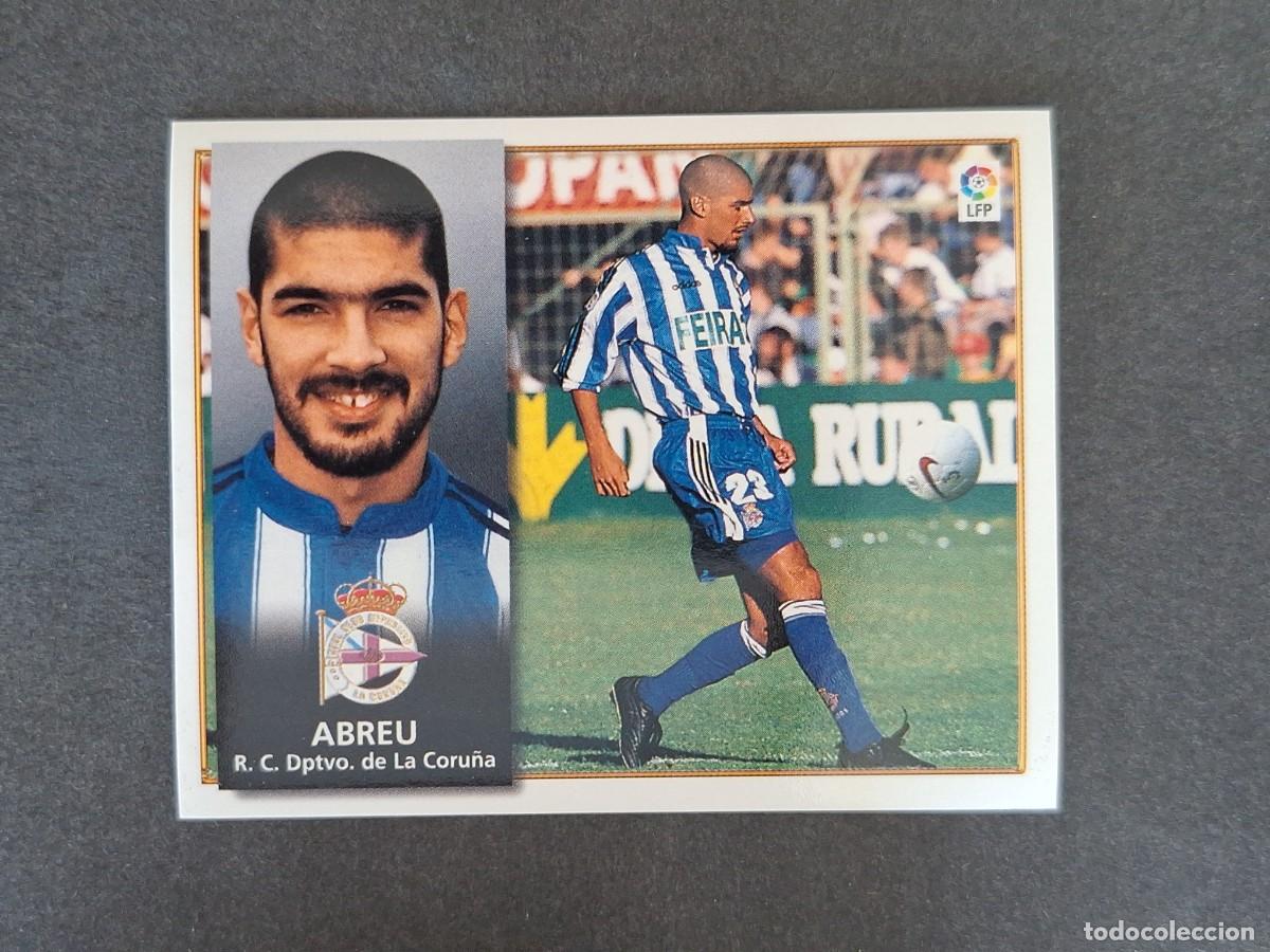 Cromos de f&uacute;tbol: L4 ABREU DEPORTIVO DE LA CORU&Ntilde;A LIGA ESTE 1998 1999 98 99 NUNCA PEGADO SIN PEGAR