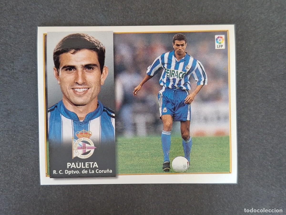 Cromos de f&uacute;tbol: L4 PAULETA DEPORTIVO DE LA CORU&Ntilde;A LIGA ESTE 1998 1999 98 99 NUNCA PEGADO SIN PEGAR