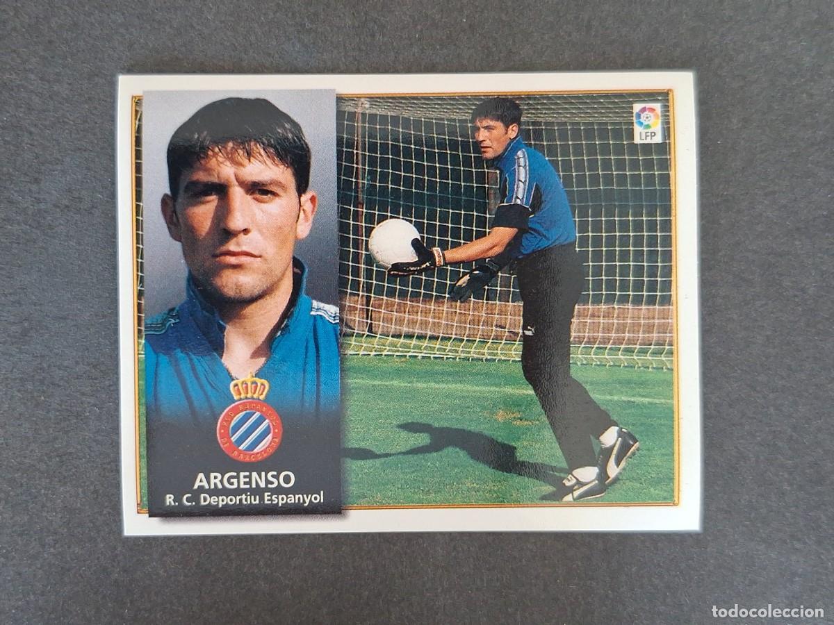 Cromos de f&uacute;tbol: L4 ARGENSO R. C. D. ESPA&Ntilde;OL LIGA ESTE 1998 1999 98 99 NUNCA PEGADO SIN PEGAR
