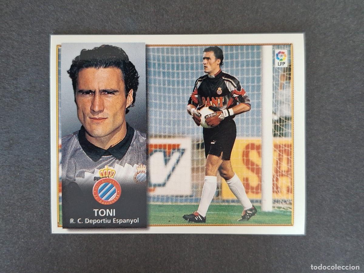 Cromos de f&uacute;tbol: L4 TONI R. C. D. ESPA&Ntilde;OL LIGA ESTE 1998 1999 98 99 NUNCA PEGADO SIN PEGAR