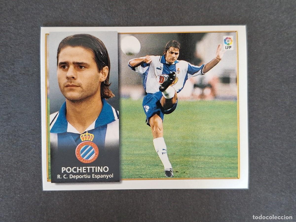 Cromos de f&uacute;tbol: L4 POCHETTINO R. C. D. ESPA&Ntilde;OL LIGA ESTE 1998 1999 98 99 NUNCA PEGADO SIN PEGAR