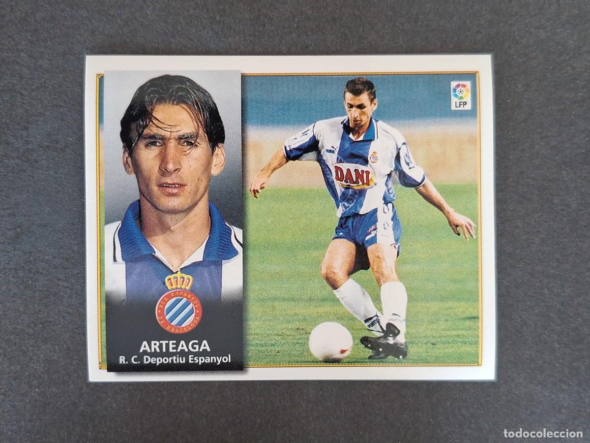 Cromos de f&uacute;tbol: L4 ARTEAGA R. C. D. ESPA&Ntilde;OL LIGA ESTE 1998 1999 98 99 NUNCA PEGADO SIN PEGAR