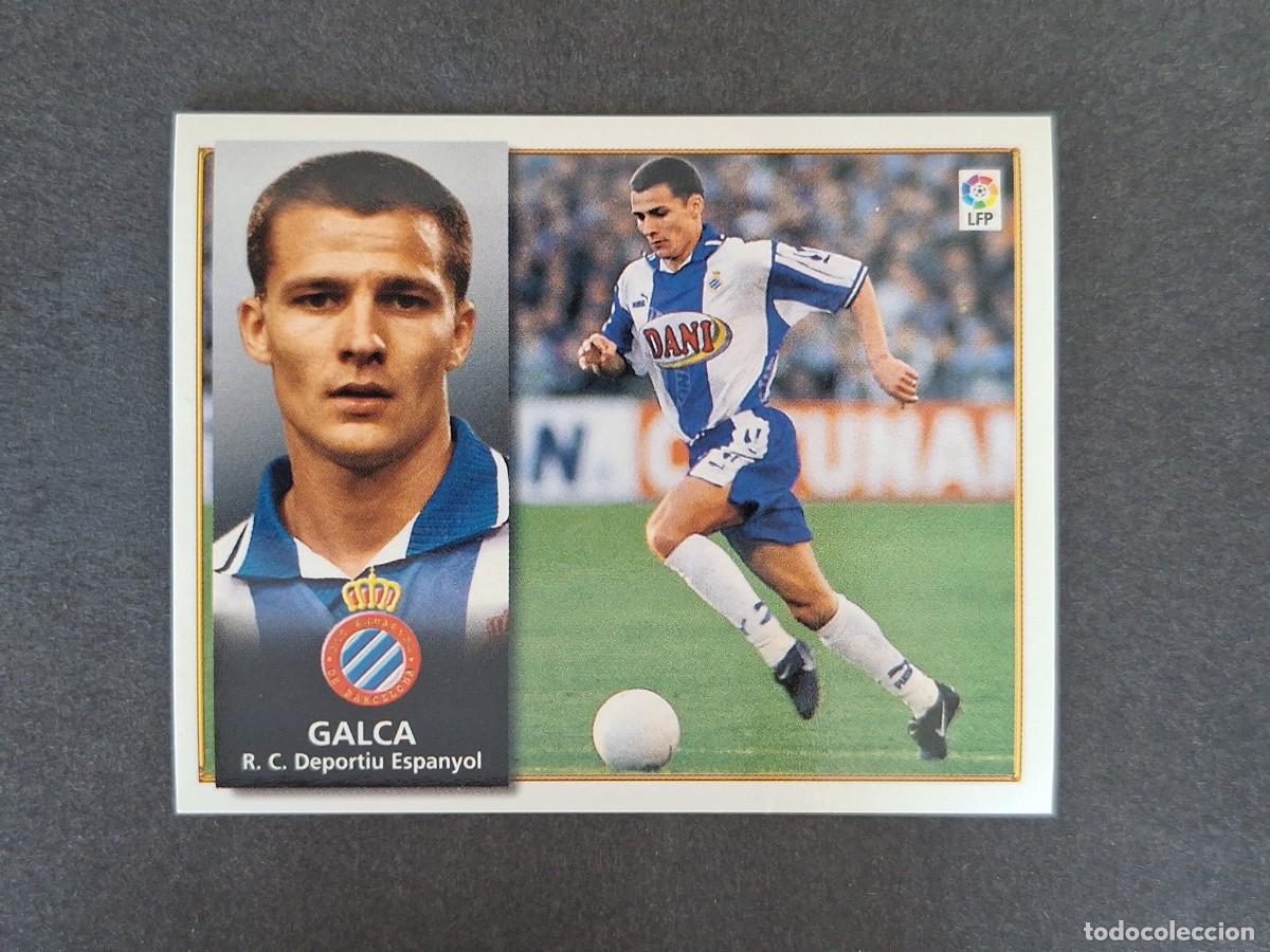Cromos de f&uacute;tbol: L4 GALCA R. C. D. ESPA&Ntilde;OL LIGA ESTE 1998 1999 98 99 NUNCA PEGADO SIN PEGAR