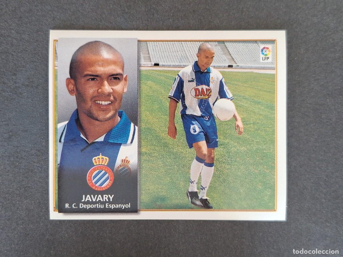 Football Stickers: L4 JAVARY R. C. D. ESPA&Ntilde;OL LIGA ESTE 1998 1999 98 99 NUNCA PEGADO SIN PEGAR