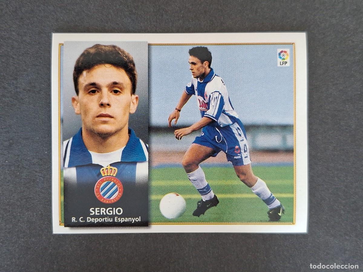 Football Stickers: L4 SERGIO R. C. D. ESPA&Ntilde;OL LIGA ESTE 1998 1999 98 99 NUNCA PEGADO SIN PEGAR