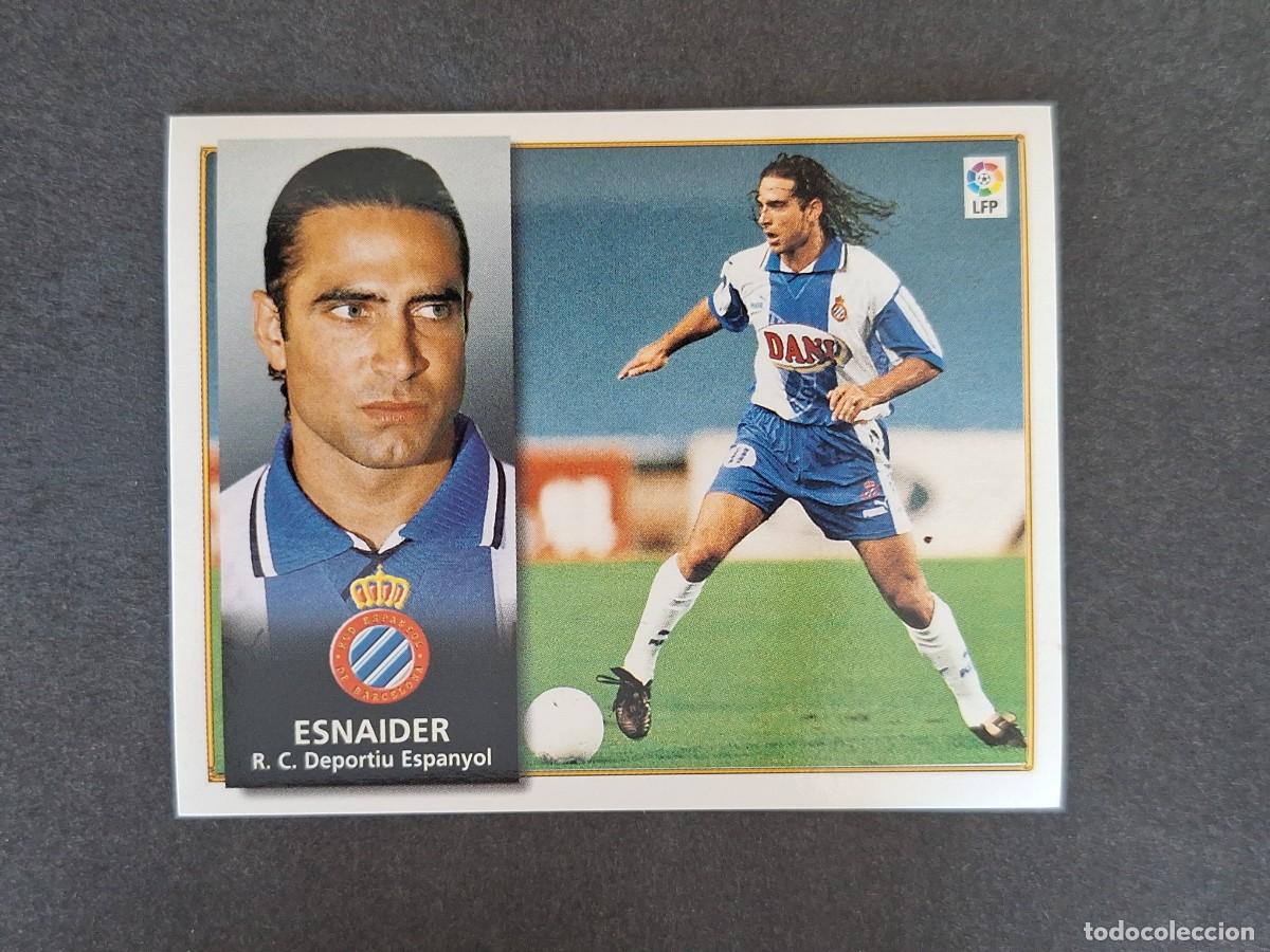 Football Stickers: L4 ESNAIDER R. C. D. ESPA&Ntilde;OL LIGA ESTE 1998 1999 98 99 NUNCA PEGADO SIN PEGAR