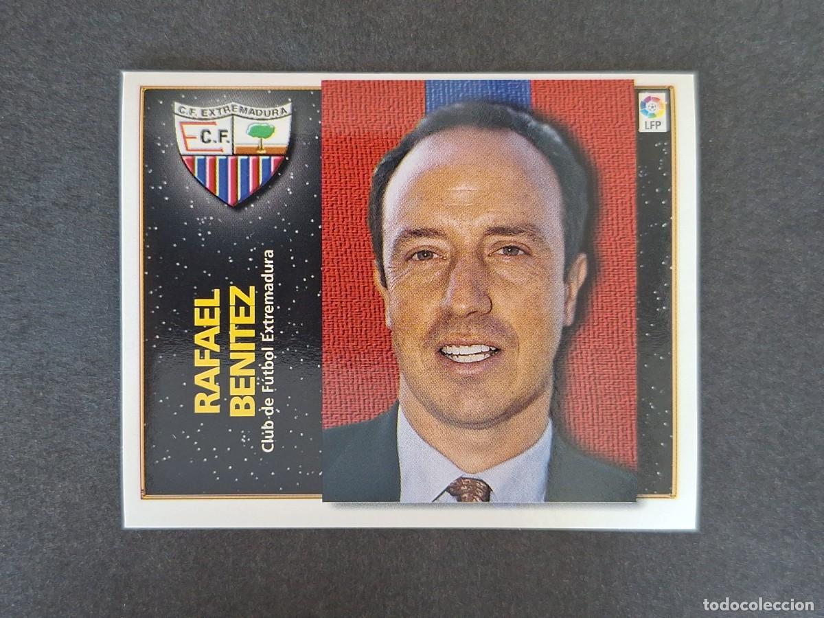 Football Stickers: L4 FARA BENITEZ ENTRENADOR C. F. EXTREMADURA LIGA ESTE 1998 1999 98 99 NUNCA PEGADO SIN PEGAR
