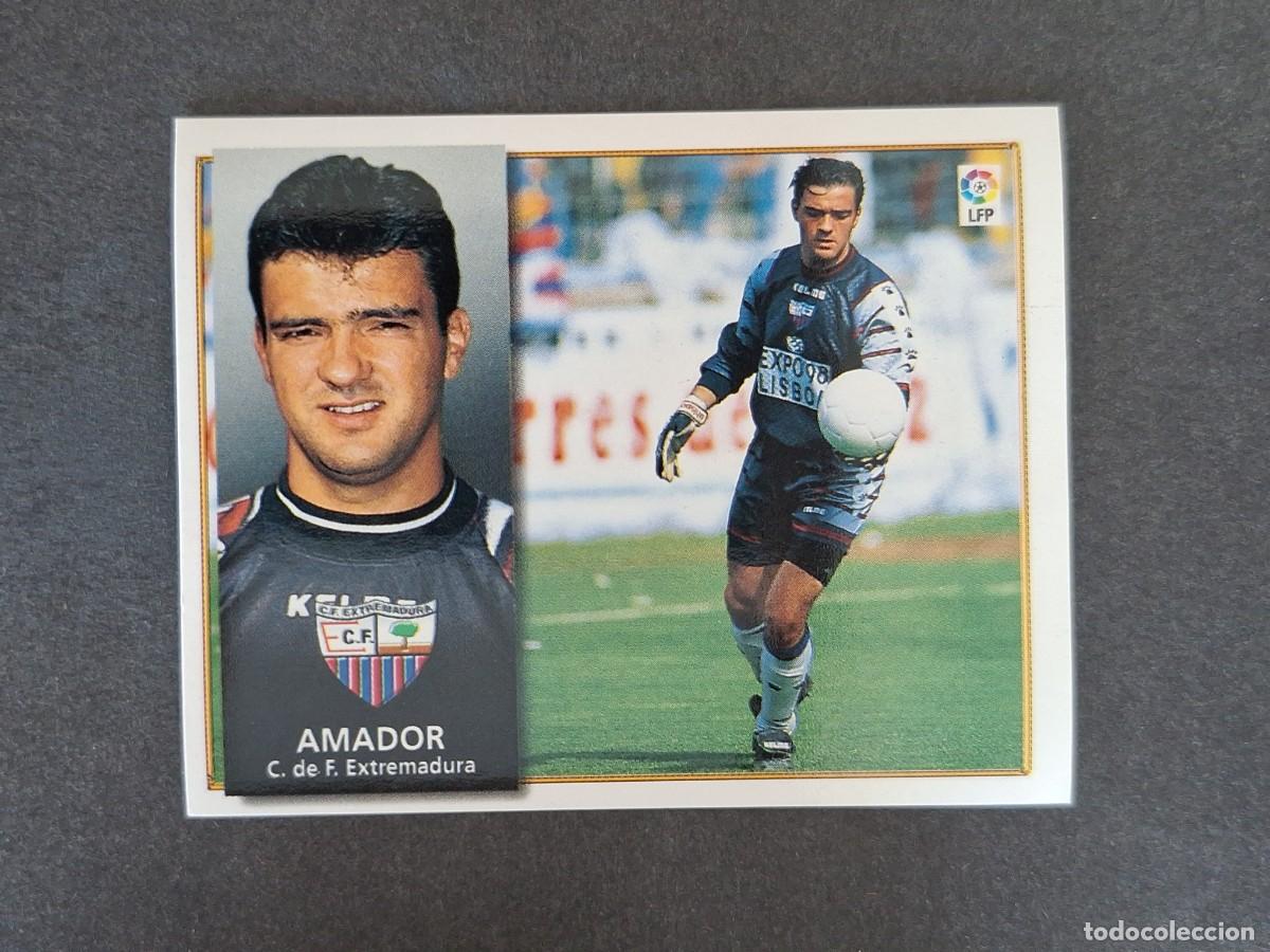 Football Stickers: L4 AMADOR C. F. EXTREMADURA LIGA ESTE 1998 1999 98 99 NUNCA PEGADO SIN PEGAR