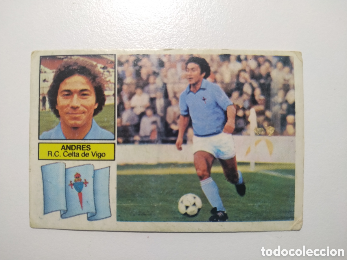 Cromos de f&uacute;tbol: CROMO ANDRES VERSI&Oacute;N DIF&Iacute;CIL ED ESTE LIGA 82 83 1982 1983 DESPEGADO RECUPERADO