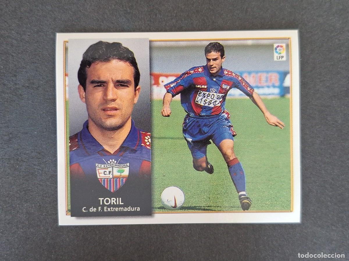 Cromos de f&uacute;tbol: L4 TORIL C. F. EXTREMADURA LIGA ESTE 1998 1999 98 99 NUNCA PEGADO SIN PEGAR