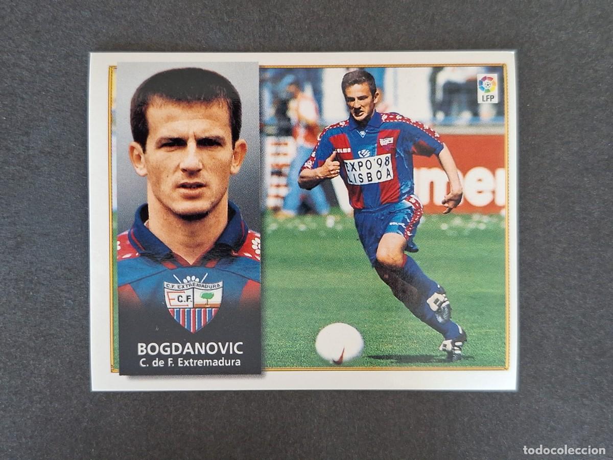 Cromos de f&uacute;tbol: L4 BOGDANOVIC C. F. EXTREMADURA LIGA ESTE 1998 1999 98 99 NUNCA PEGADO SIN PEGAR