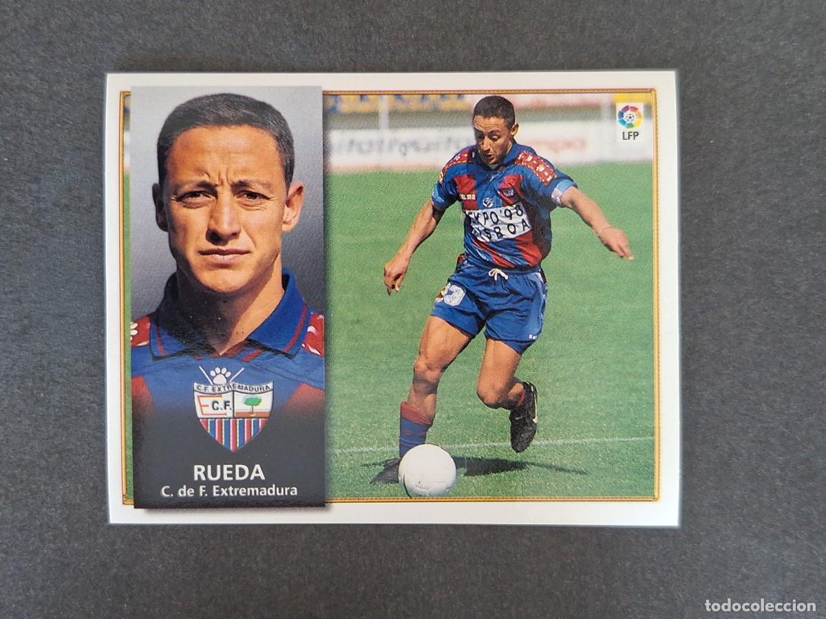 Cromos de f&uacute;tbol: L4 RUEDA C. F. EXTREMADURA LIGA ESTE 1998 1999 98 99 NUNCA PEGADO SIN PEGAR