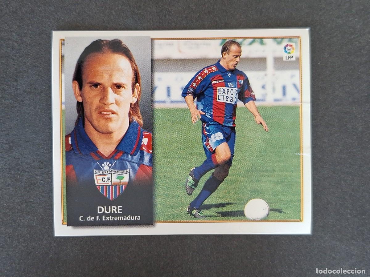 Cromos de f&uacute;tbol: L4 DURE C. F. EXTREMADURA LIGA ESTE 1998 1999 98 99 NUNCA PEGADO SIN PEGAR