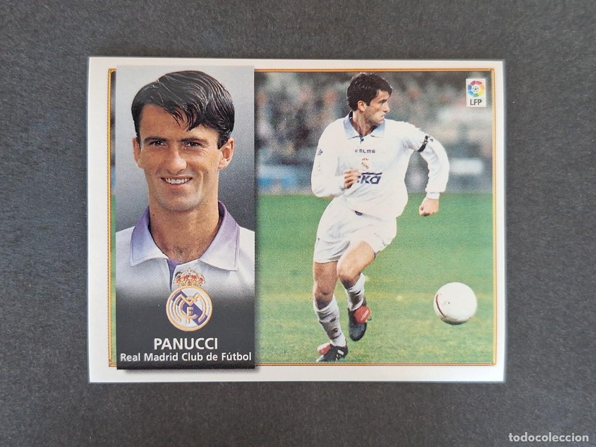 Cromos de f&uacute;tbol: L4 PANUCCI REAL MADRID LIGA ESTE 1998 1999 98 99 NUNCA PEGADO SIN PEGAR