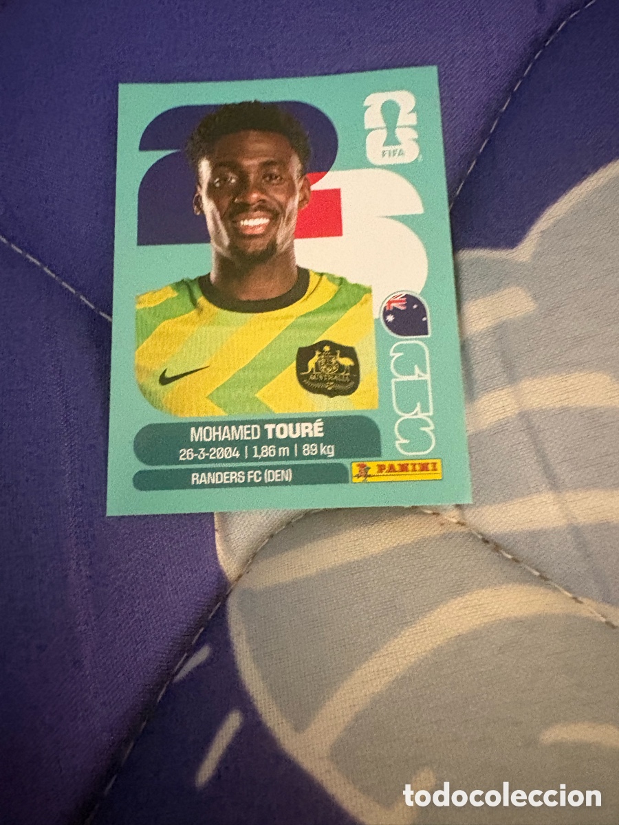 Cromos de f&uacute;tbol: TOUR&Eacute; AUSTRALIA AUS 20 MUNDIAL FIFA WORLD CUP 2026 26 PANINI STICKERS NUEVO
