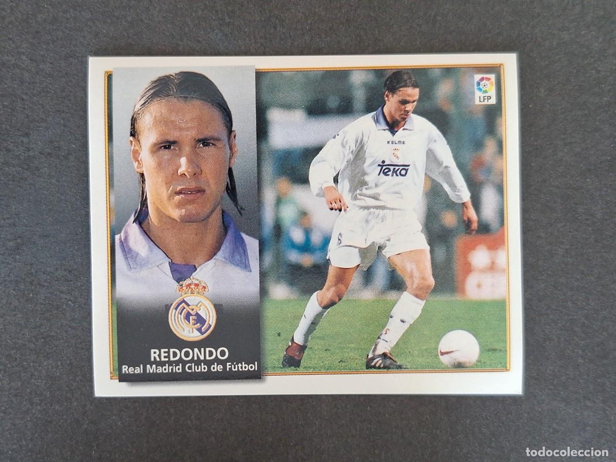 Cromos de f&uacute;tbol: L4 REDONDO REAL MADRID LIGA ESTE 1998 1999 98 99 NUNCA PEGADO SIN PEGAR