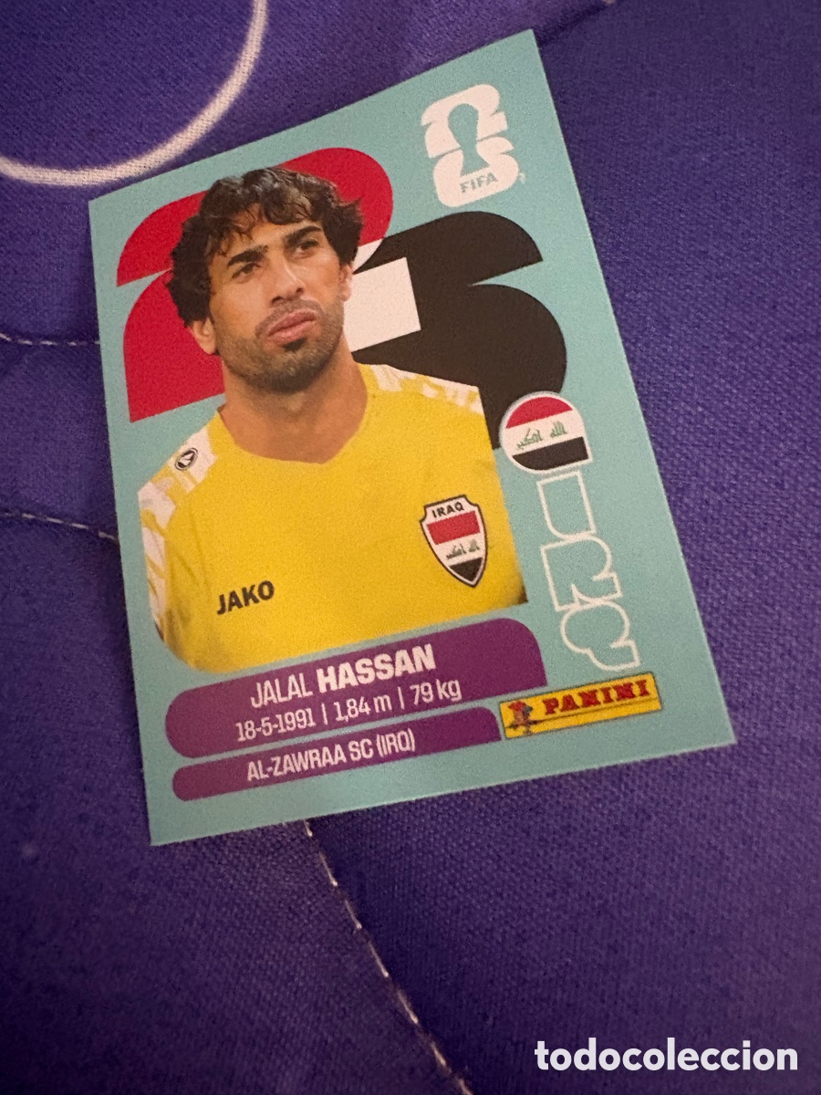Cromos de f&uacute;tbol: IRQ 2 IRQ2 JALAL HASSAN IRAQ ⚽ PANINI FIFA MUNDIAL WORLD CUP 26 2026 STICKER ⚽