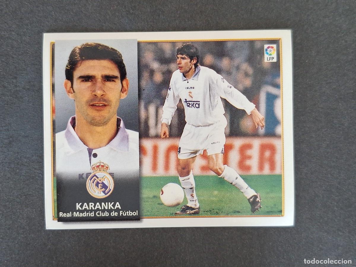 Cromos de f&uacute;tbol: L4 KARANKA REAL MADRID LIGA ESTE 1998 1999 98 99 NUNCA PEGADO SIN PEGAR