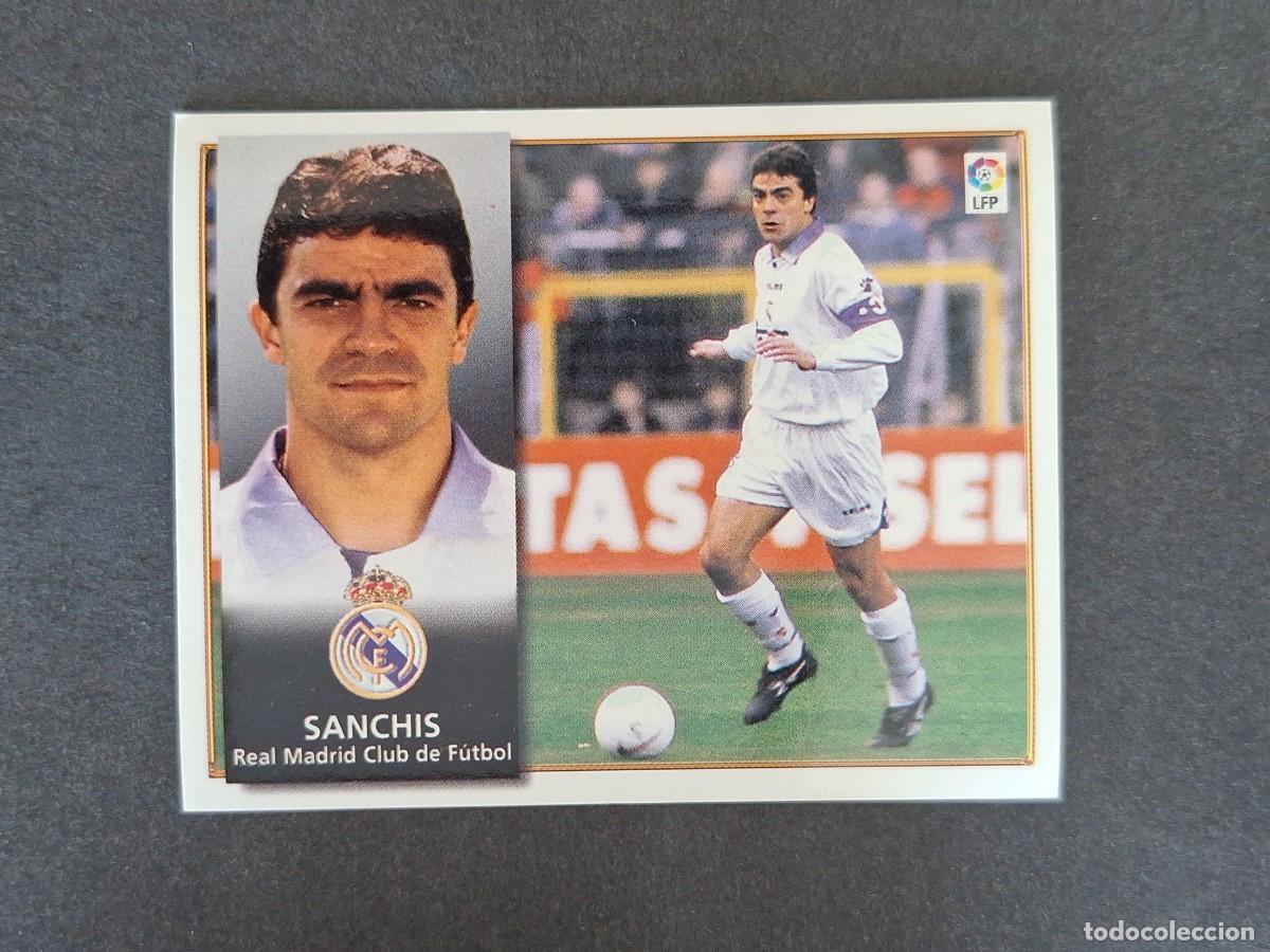 Cromos de f&uacute;tbol: L4 SANCHIS REAL MADRID LIGA ESTE 1998 1999 98 99 NUNCA PEGADO SIN PEGAR