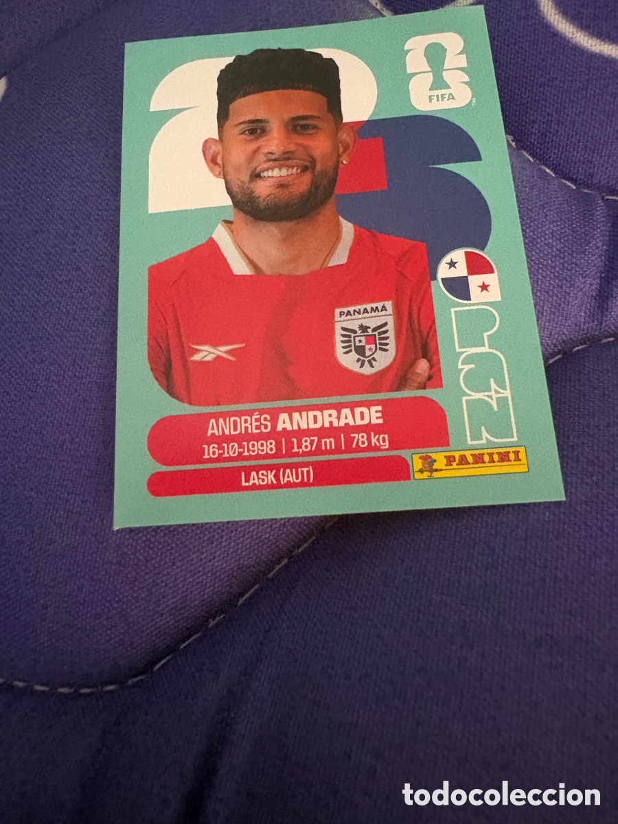 Cromos de f&uacute;tbol: ANDRES ANDRADE - PANAMA - PAN 5 - MUNDIAL DE FUTBOL - FIFA WORLD CUP - 2026
