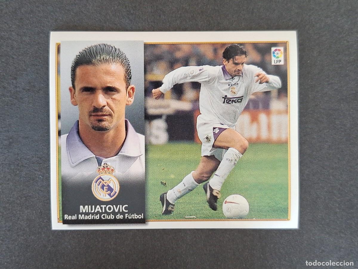 Football Stickers: L4 MIJATOVIC REAL MADRID LIGA ESTE 1998 1999 98 99 NUNCA PEGADO SIN PEGAR