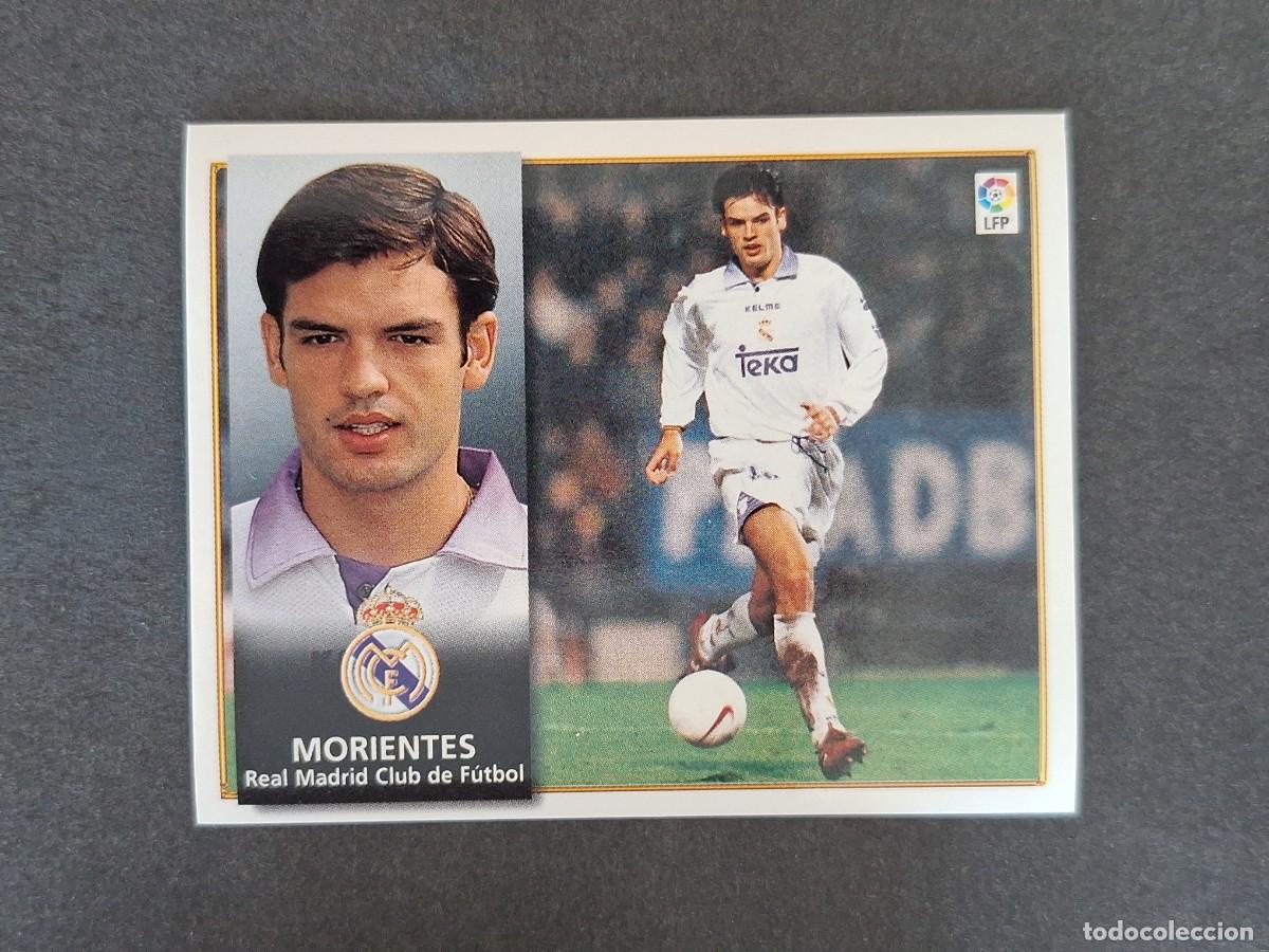 Football Stickers: L4 MORIENTES REAL MADRID LIGA ESTE 1998 1999 98 99 NUNCA PEGADO SIN PEGAR