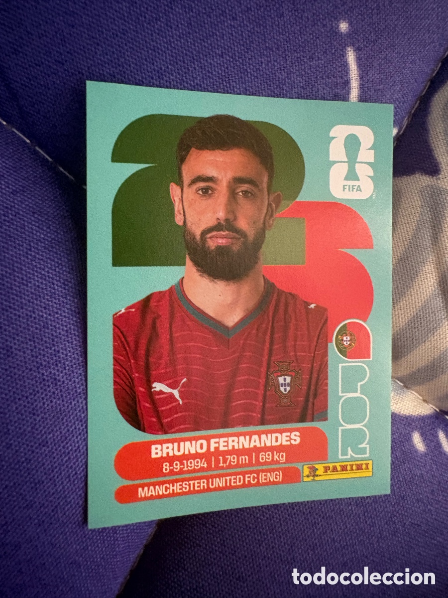 Cromos de f&uacute;tbol: POR 10 BRUNO FERNANDES PORTUGAL CROMOS ALBUM FIFA WORLD CUP MUNDIAL 2026 PANINI