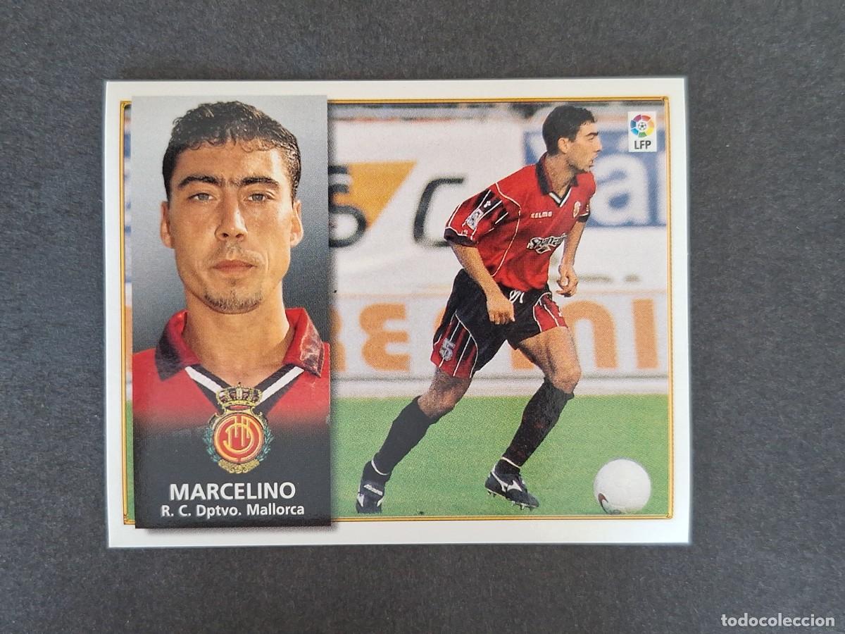 Cromos de f&uacute;tbol: L4 MARCELINO R. C. D. MALLORCA LIGA ESTE 1998 1999 98 99 NUNCA PEGADO SIN PEGAR