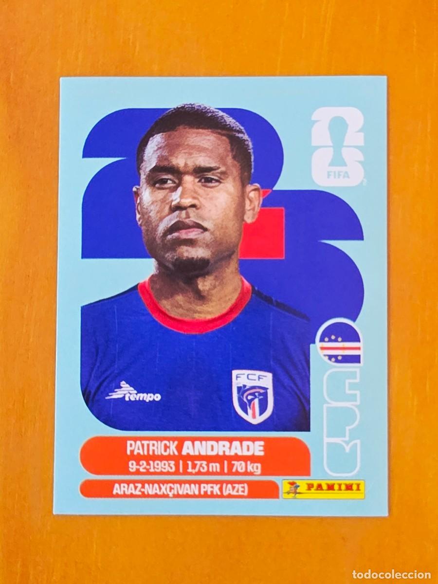 Cromos de f&uacute;tbol: CPV 11 Patrick Andrade, Cabo Verde, Panini FIFA World Cup Mundial 2026 Sticker