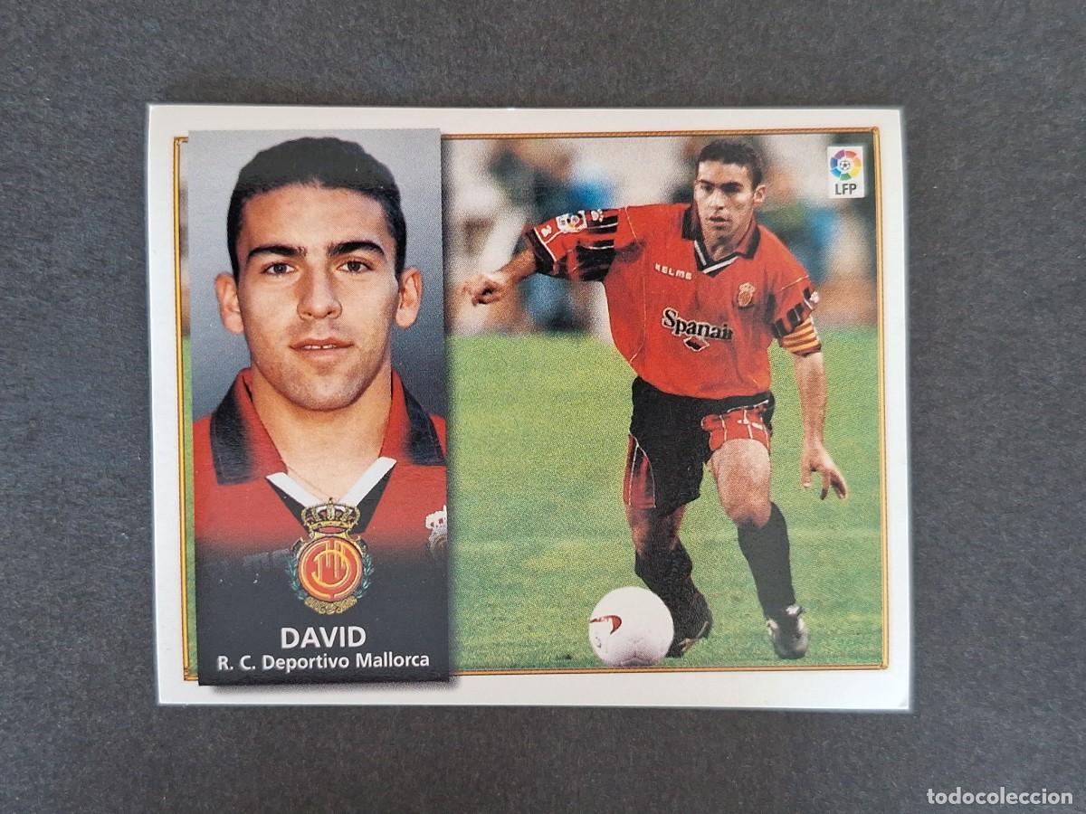 Cromos de f&uacute;tbol: L4 DAVID R. C. D. MALLORCA LIGA ESTE 1998 1999 98 99 NUNCA PEGADO SIN PEGAR
